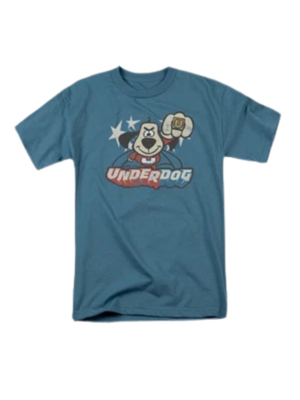 Underdog Flying Logo Cartoon Graphic T-Shirt Licensed Men's Unisex Tee - Picture 1 of 2